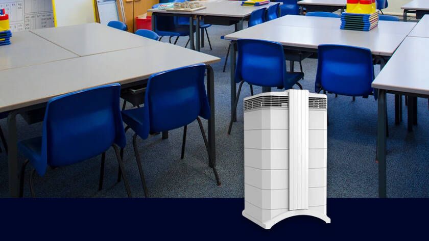 School classroom air purifier